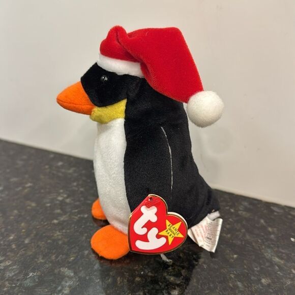 Ty Beanie Baby - Zero The Christmas Penguin (6in - Picture 2 of 9